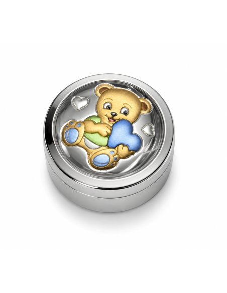 Cajita para Dientes Infantil Oso Corazón Azul - Valenti 21156 C