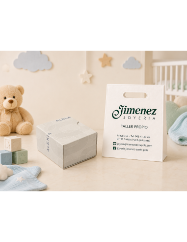 Cajita para Dientes Infantil Madera Azul Ratoncito Pérez - Global Argenti EV3465/02CS
