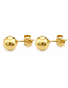 Pendientes para Niña Bola 6 mm  - Oro Amarillo 18K