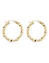 Pendientes para Niña Aro Retorcidos - Oro Amarillo 18K