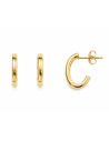 Pendientes para Mujer Aro con Presión  - Oro Amarillo 18K