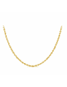 Cadena trenzada o Cordón Salomónico Unisex 1.60 mm - Oro Amarillo 18K