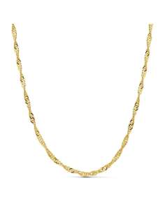 Cadena Singapur 1.6 mm  - Oro Amarillo 18K