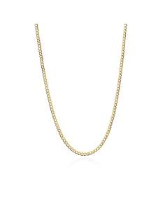 Cadena Barbada 1.5 mm - Oro Amarillo 18k
