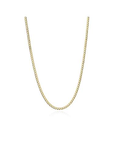 Cadena Barbada 1.5 mm - Oro Amarillo 18k