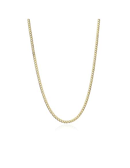 Cadena Barbada 1.5 mm - Oro Amarillo 18k