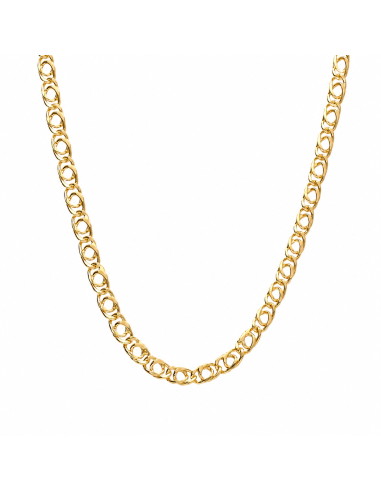 Cadena Ojo de Perdiz de Oro Amarillo de 18 Quilates | Oro 750