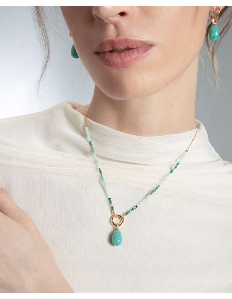 Collar para Mujer de Plata con Piedras Naturales - Viceroy 13269C100-92