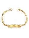 Pulsera Esclava infantil con cadena Cadena Fantasía - Oro Amarillo 18K