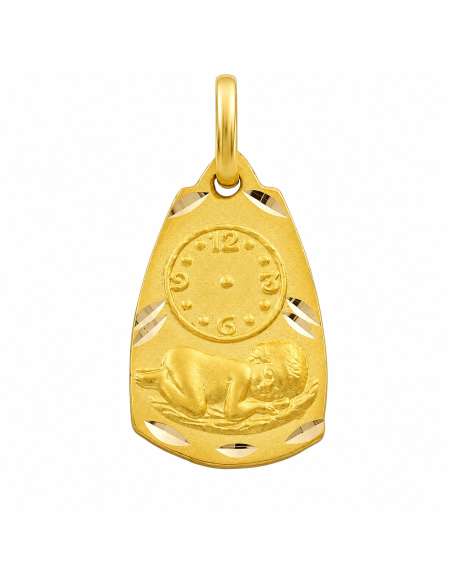 Colgante de oro Ángel de la Guarda - Oro Amarillo 18K