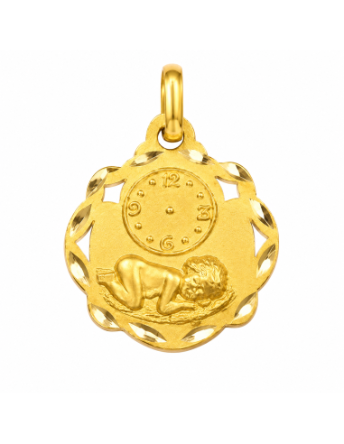 Colgante de oro Ángel de la Guarda - Oro Amarillo 18K