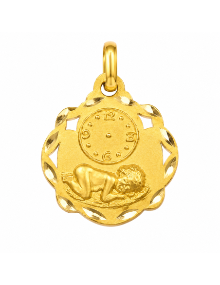 Colgante de oro Ángel de la Guarda - Oro Amarillo 18K