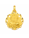 Colgante de oro Ángel de la Guarda - Oro Amarillo 18K