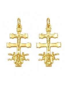 Colgante Cruz Caravaca - Oro Amarillo 18K