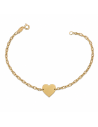 Pulsera para Mujer con Corazón Personalizable - Oro amarillo 18K