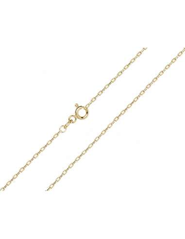 Cadena Eslabón Forzado 1.2 mm - Oro Amarillo 18k