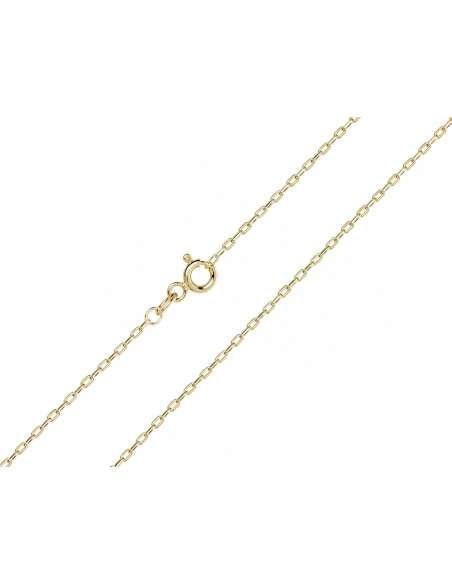 Cadena Eslabón Forzado 1.2 mm - Oro Amarillo 18k