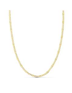 Cadena Eslabón 3x1 Biselado 3.40 mm - Oro Amarillo 18k
