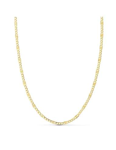 Cadena Eslabón 3x1 Biselado 3.40 mm - Oro Amarillo 18k