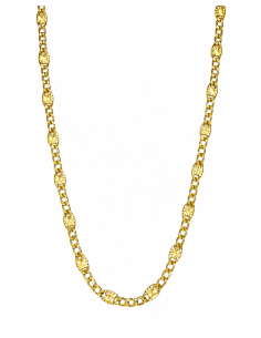 Cadena Eslabón 3x1 Biselado 3.20 mm - Oro Amarillo 18k