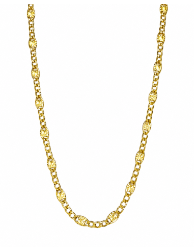 Cadena Eslabón 3x1 Biselado 3.20 mm - Oro Amarillo 18k
