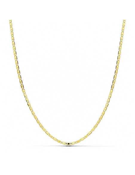 Cadena con Eslabón Plano 1.30 mm - Oro Amarillo 18k