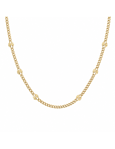 Cadena con Eslabones Tallados 1.30 mm - Oro Amarillo 18k
