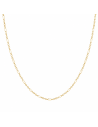 Cadena con Eslabón 6x1Forzado 1.20 mm - Oro Amarillo 18k