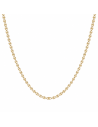 Cadena con Eslabones Ovalados Tallados 1.40 mm - Oro Amarillo 18k