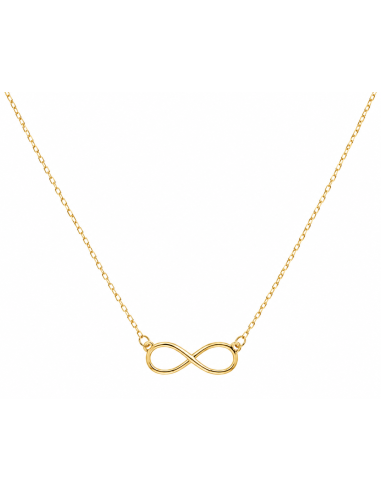 Collar para Mujer con Símbolo Infinito - Oro amarillo 18K