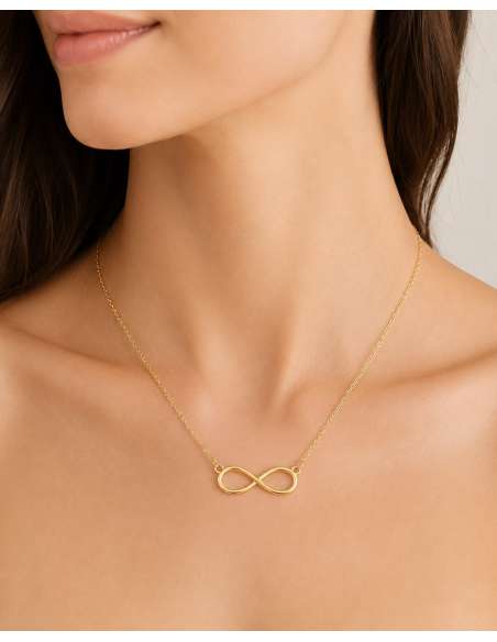 Gargantilla Oro 18K con Símbolo Infinito