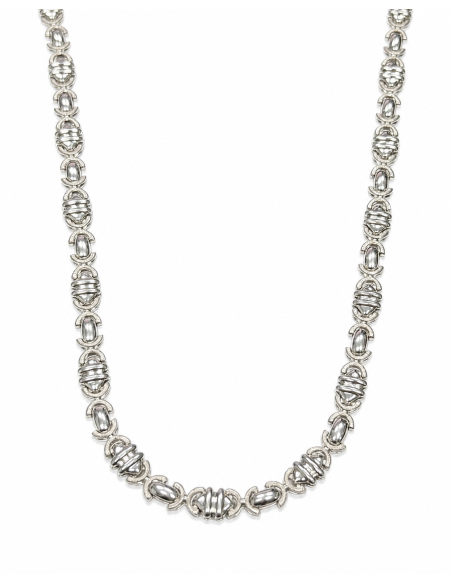 Collar para Mujer Cadena para Mujer con Eslabones de Diseño - Oro amarillo 18K