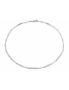 Collar para Mujer Articulada con Circonitas - Oro Blanco 18K