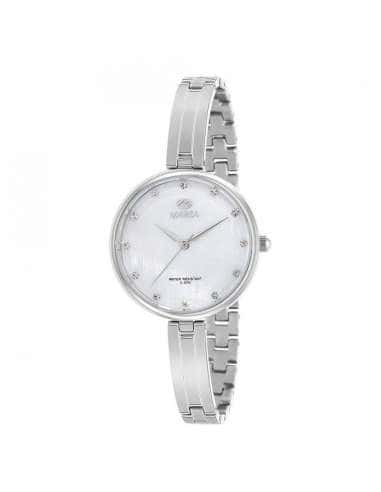 Reloj para Mujer de Acero Plateado con Esfera y Detalles de Circonitas - Marea B54142/1