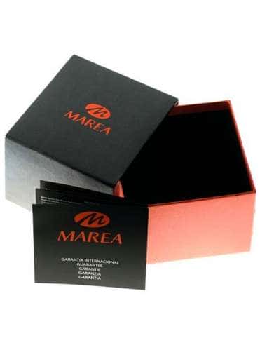 Reloj para Mujer Marea de Acero Plateado con Esfera y Detalles de Circonitas