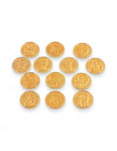 Arras de Boda Bíblicas en Metal Dorado con Estuche Árbol de la Vida - Global Argenti GA6002D