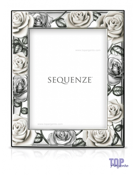 Marco de Fotos  Rosas Linea  Esmalte - Sequenze SQ1029/18D