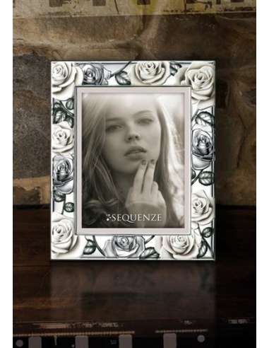 Marco de Fotos  Rosas Linea  Esmalte - Sequenze...