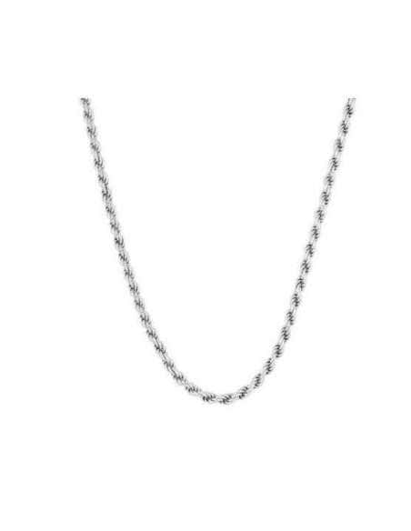 Cadena de plata trenzada o Cordón Salomónico Unisex 2.80mm - Plata 925