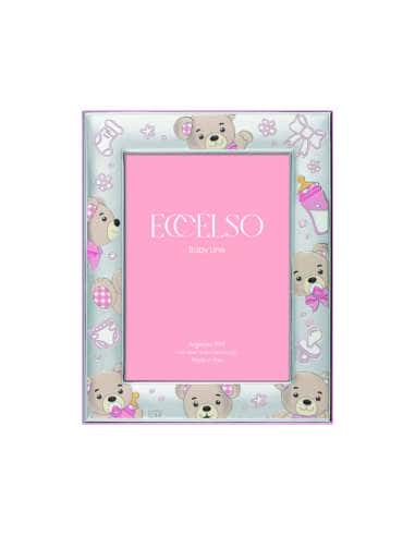 Marco de Fotos Infantil Oso Rosa - Eccelso 5037/4RA