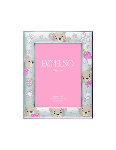 Marco de Fotos Infantil Oso Rosa - Eccelso 5037/4RA