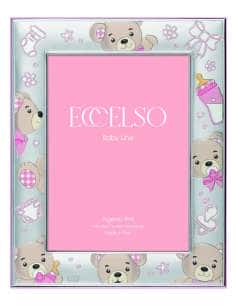 Marco de Fotos Infantil Oso Rosa - Eccelso 5037/4RA