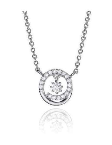 Collar para Mujer de plata de ley Aro en espiral con circonitas - Viceroy 71033C000-38