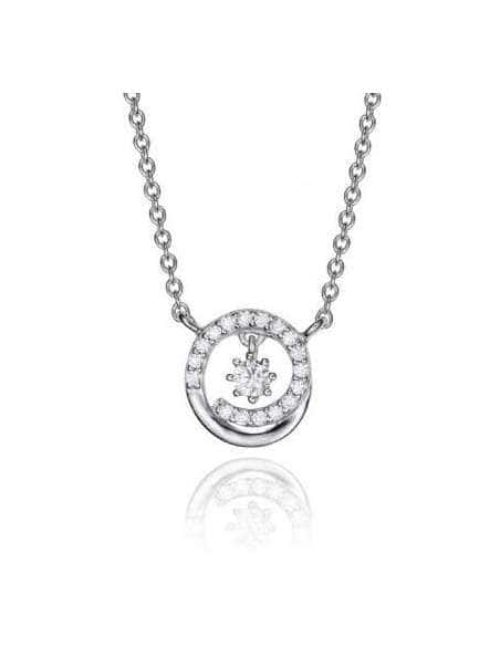Collar para Mujer de plata de ley Aro en espiral con circonitas - Viceroy 71033C000-38
