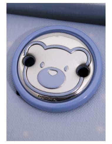 Set Infantil Portachupetes con pinza Oso Azul 54526/02C