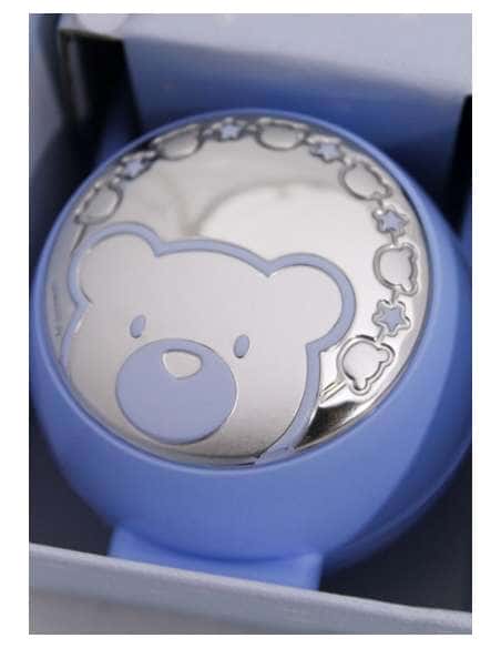 Set Infantil Portachupetes con pinza Oso Azul 54526/02C