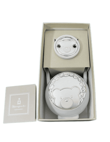 Set Infantil Portachupetes con Pinza Oso Blanco - Eventi 54526/02B