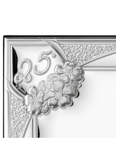 Placa 25º Aniversario con Flores - Eventi EV9015/13V (Personalizable)