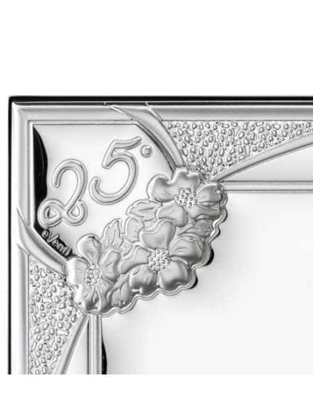 Placa 25º Aniversario con Flores - Eventi EV9015/13V (Personalizable)