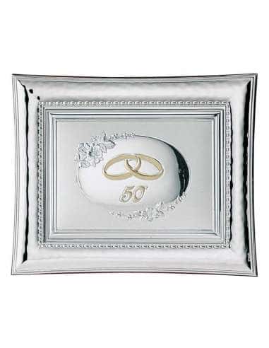 Marco Fotos o Placa Conmemorativa 50º Aniversario Flores - Valenti 555 4L (Personalizable)